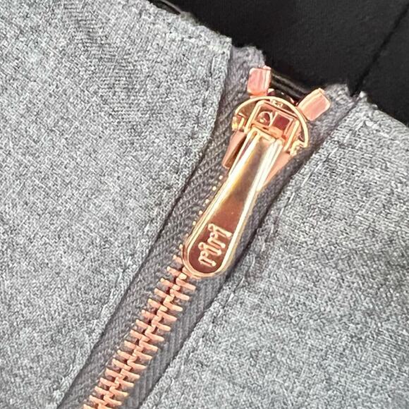 Kit and Ace Stardust Overalls Black Gray Silk Wool Wide Leg Jumpsuit 8 - Picture 8 of 12